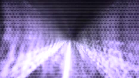 fondo de movimiento que muestra el punto de vista en primera persona volando a través de túneles digitales abstractos futuristas