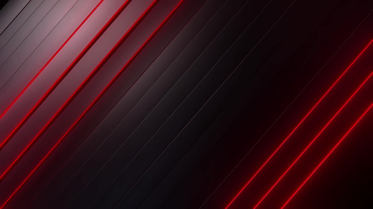 Abstract Geometric Background with Red Glowing Lines