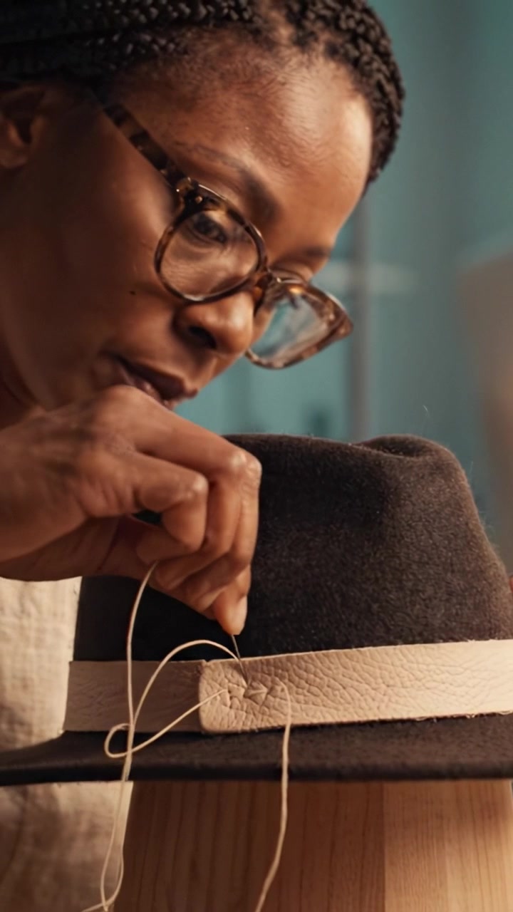 Artisan Hat Making: A Skillful Craft of Hand-stitching and Attention to Detail in the Creation of Custom High-Quality Headwear with Personal Touch