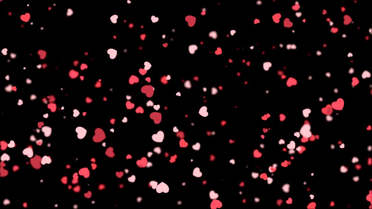 떨어지는 심장의 원활한 루프 애니메이션