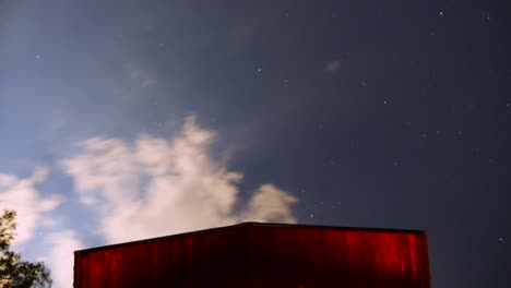 astronomy timelapse in the middle of mountain