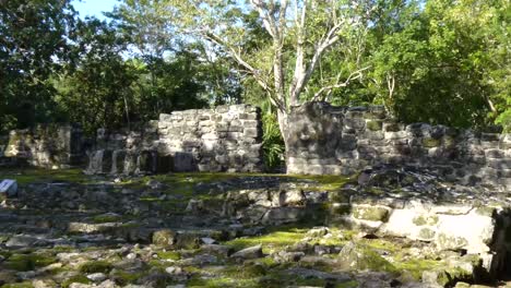 Oratorio-Privado-De-élite-Y-Residencia-En-San-Gervasio,-Sitio-Arqueológico-Maya,-Cozumel,-México