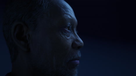amazingly high detailed portrait of an african face