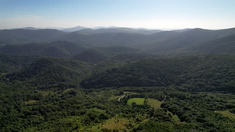 Watauga-County-Nc,-North-Carolina,-Bergaussicht-In-Den-Appalachen-Antenne-In-Der-Nähe-Von-Boone-Und-Blowing-Rock-Nc,-North-Carolina