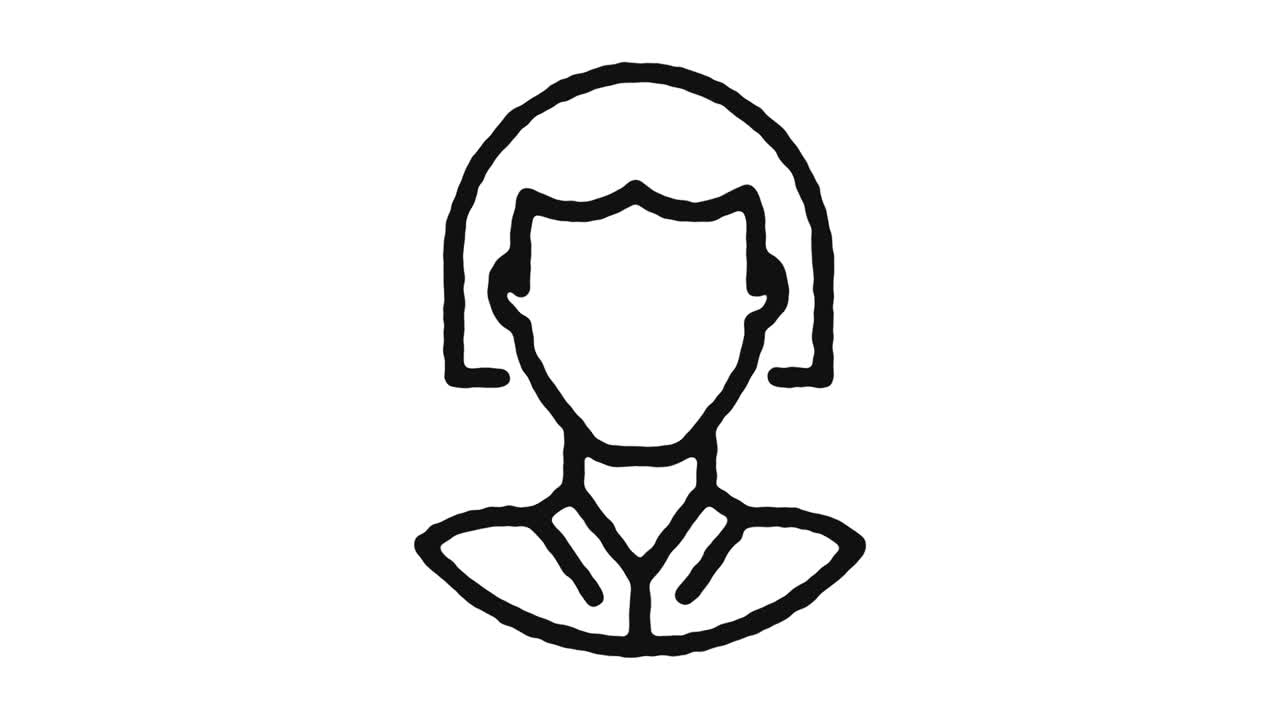 사용자 아이콘 애니메이션 영상 및 알파 채널