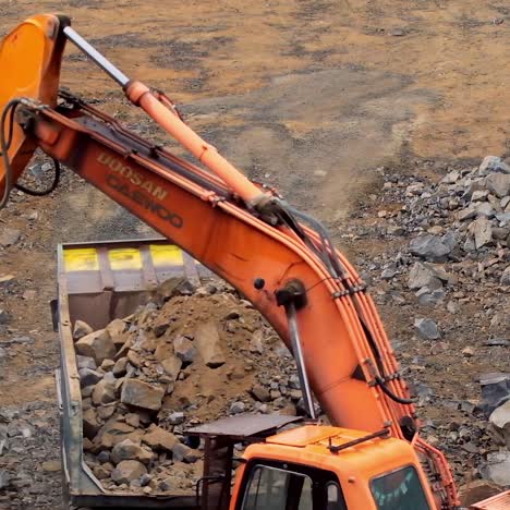 working mining machines