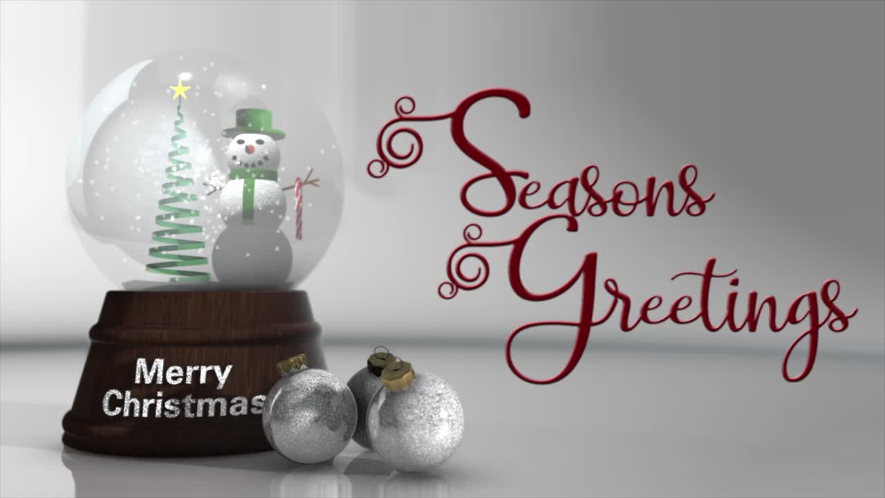 아름다운 3d cgi는 유색 보블 장식, 눈사람 스노우 글로브, 난로의 따뜻한 불, 반짝이는 크리스마스 트리와 함께 고전적인 크리스마스 장면을 렌더링합니다.