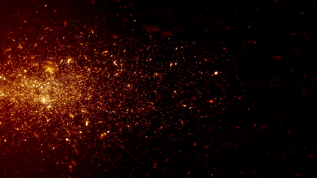 Particles dust abstract light bokeh motion titles cinematic background loop