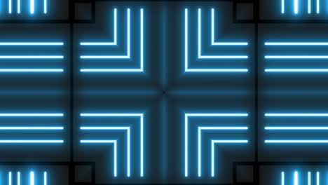 neon blue geometric pattern