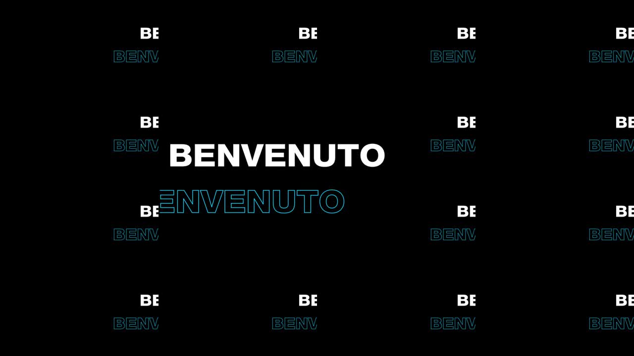 Benvenuto Text