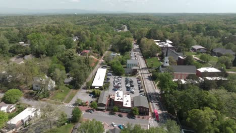 piedmont university demorest georgia aerial left to right