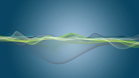 fantastic animation with particle wave object in slow motion and space for text, 4096x2304 loop 4k