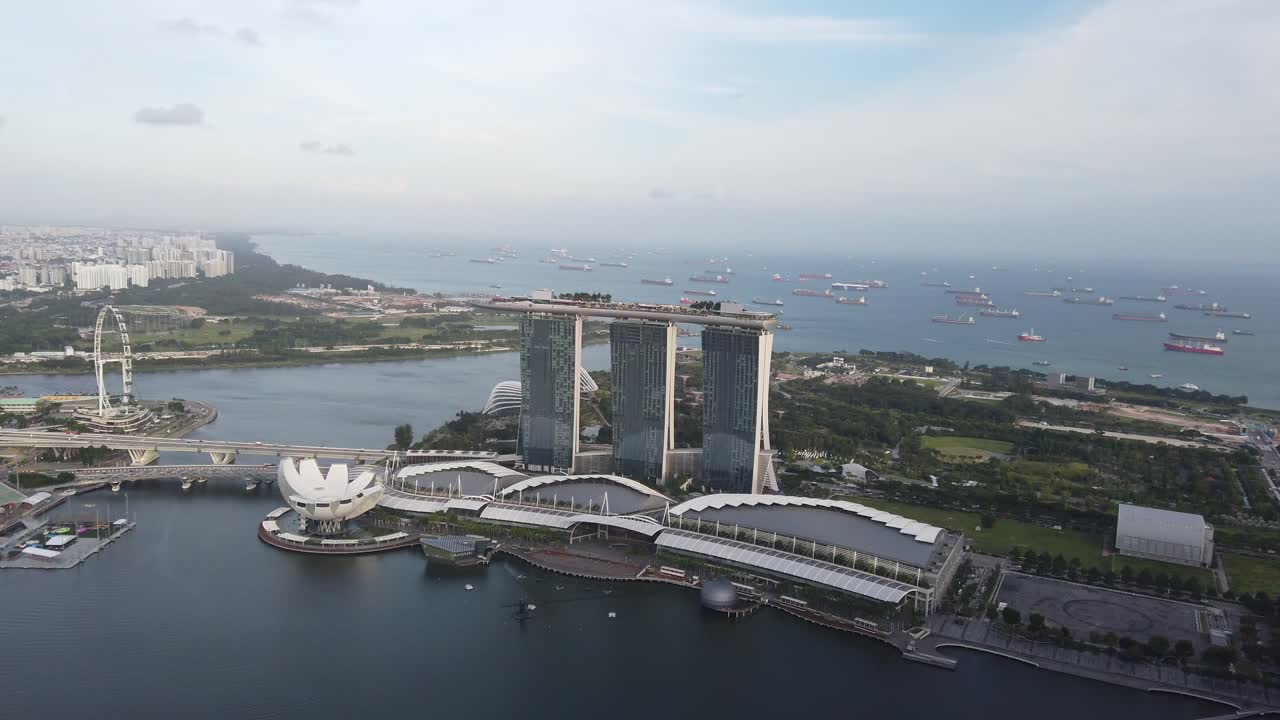 마리나 베이 샌즈, 싱가포르 - 공중 사진