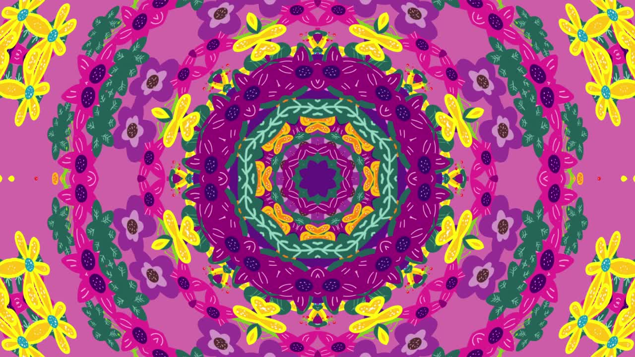 fondo con patrón floral en bucle