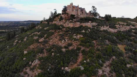 Cherokee-Ranch-Schloss-In-Sedalia,-Colorado,-USA