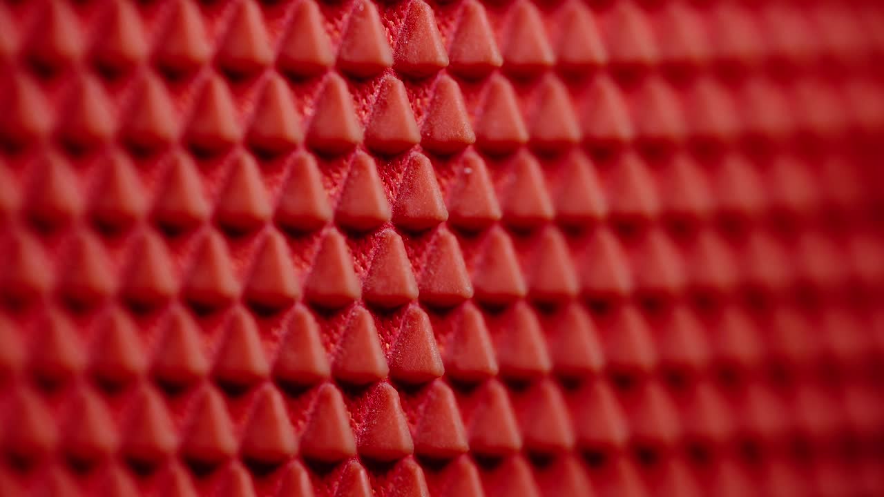 стабильные движения камеры и смена фокуса для наилучшей перспективы этого красивого красного узора, снятого на камеру sony a7iii и макрообъектив 90 мм