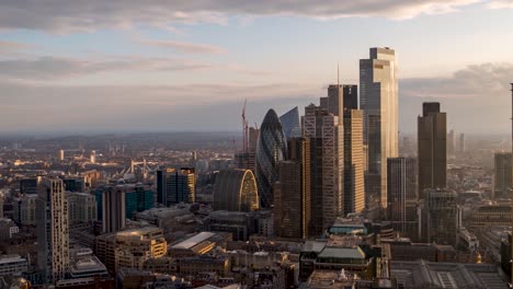 day to night time lapse view of the city of london