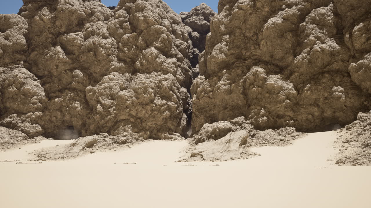 사막 의 극적 인 협곡