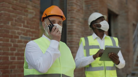 construction workers on a job site