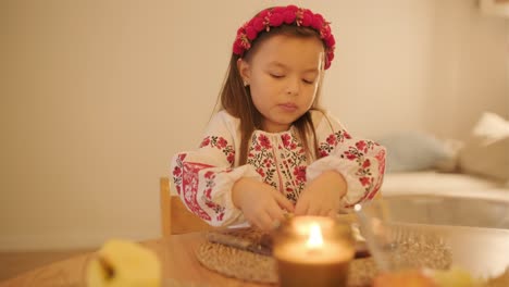 mother and daughter preparing for christmas celebration