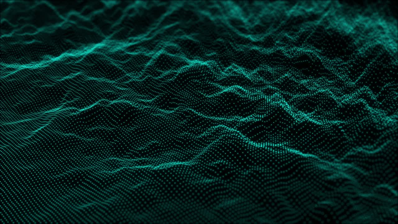 questo motion graphic è progettato per il digitale, la tecnologia, la rete e il cyber. tono verde e blu.