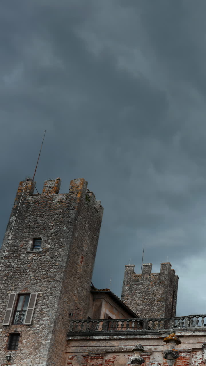 Stormy Castle Towers
