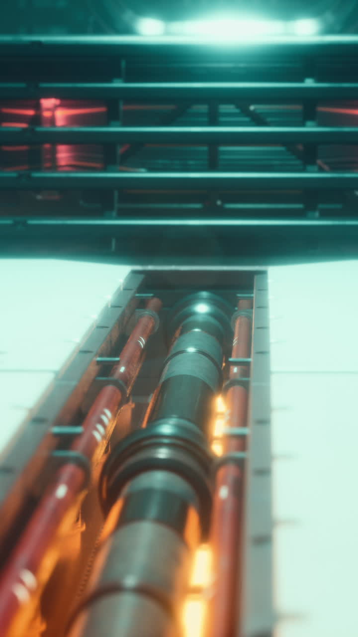 tuberías industriales futuristas