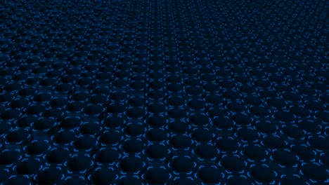 blue futuristic looped hexagon background