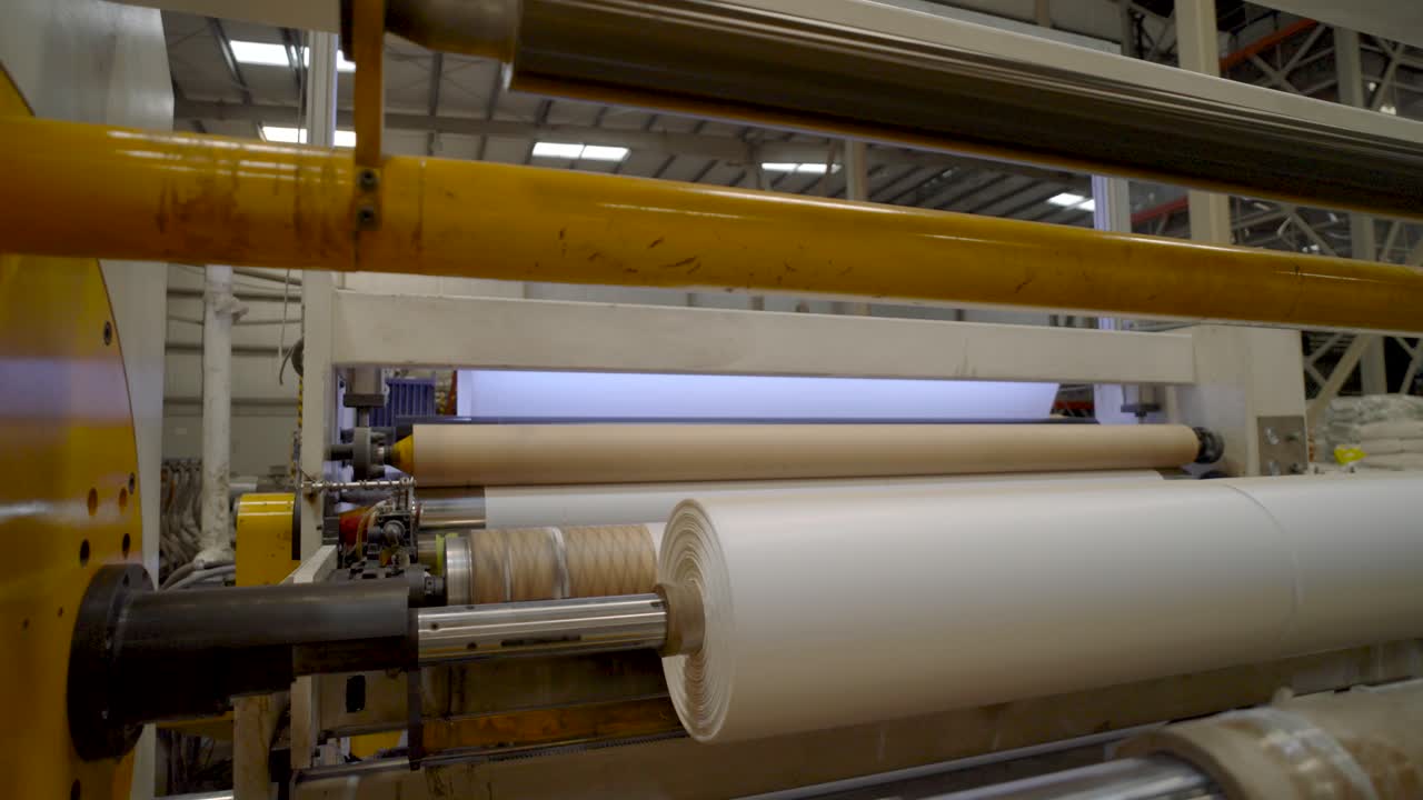 공장에서 자동 폴리에렌 플라스틱 가방 생산 기계