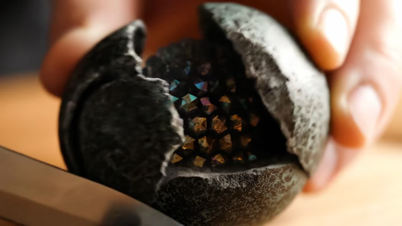 Cutting Open a Geode