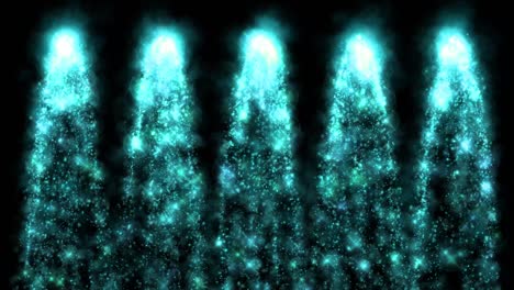 chispas de fuego partículas de color animación gráficos de movimiento