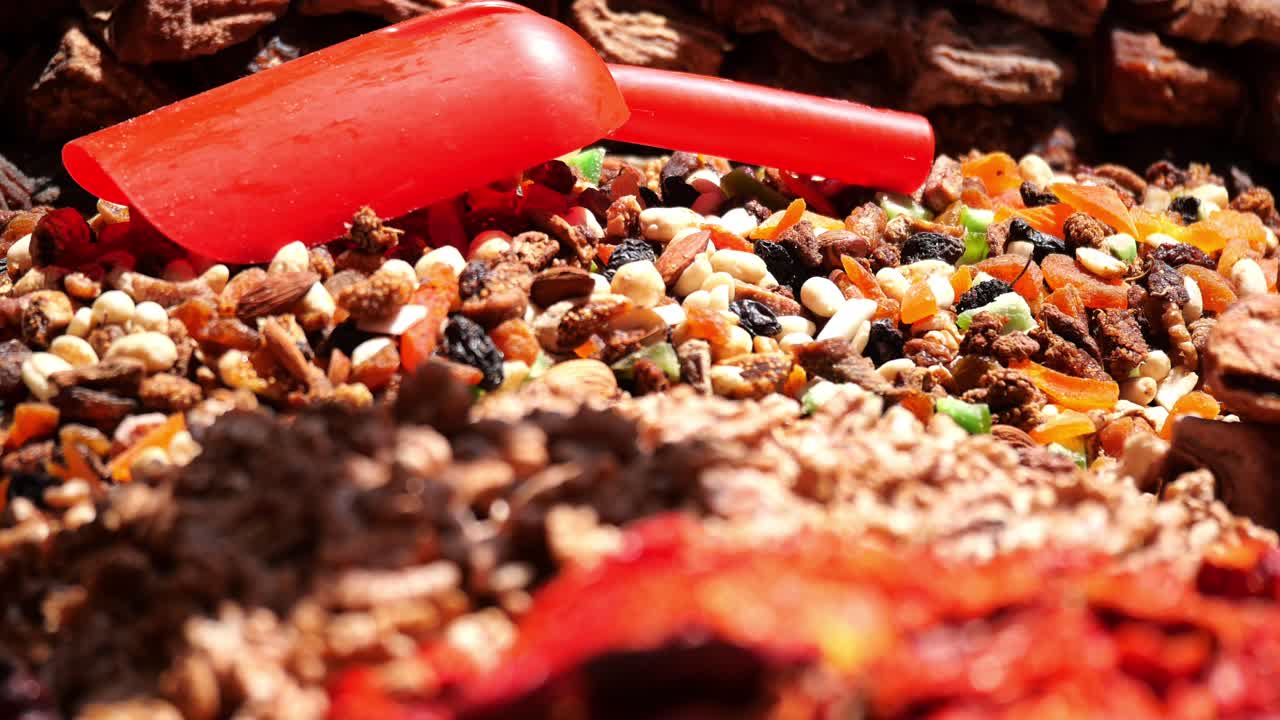 Trail Mix with Nuts and Dried Fruits