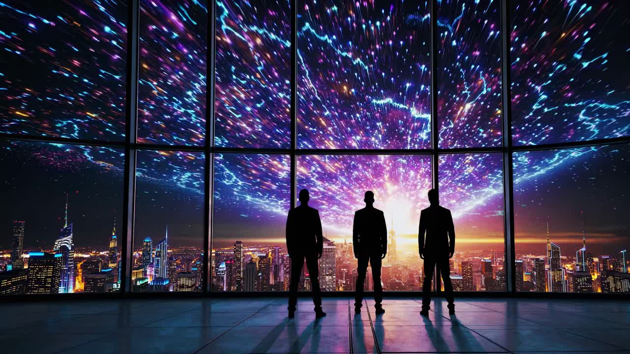 visión empresarial desde un edificio moderno de gran altura