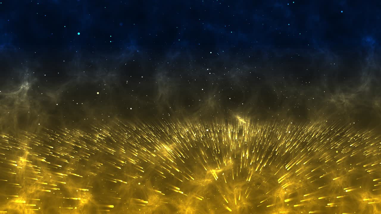 어두운 배경에 어져 있는 아름다운 다채로운 날아다니는 입자들