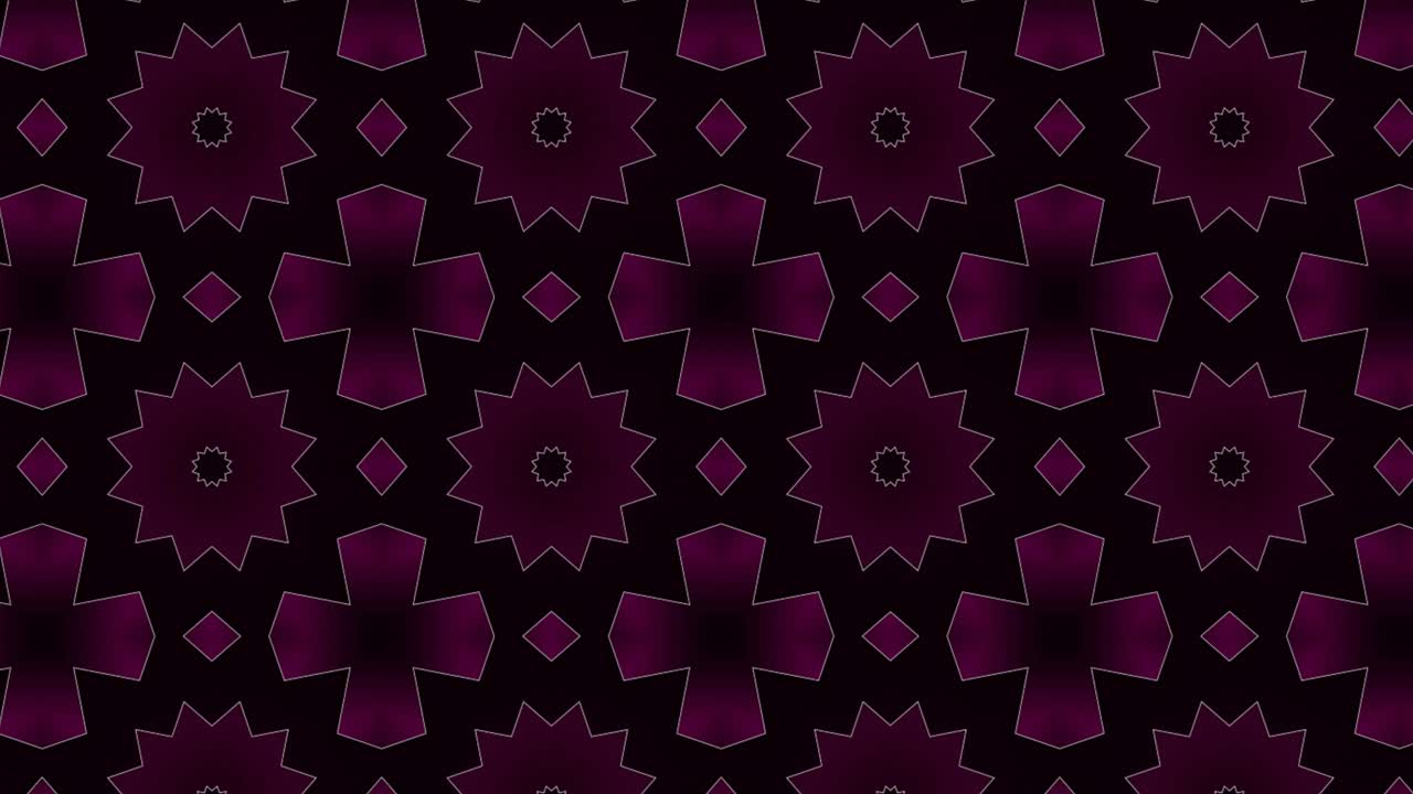 Seamless Geometrical Shape Flower And Crosses Pattern Slide-In Deep And Cannon Pink