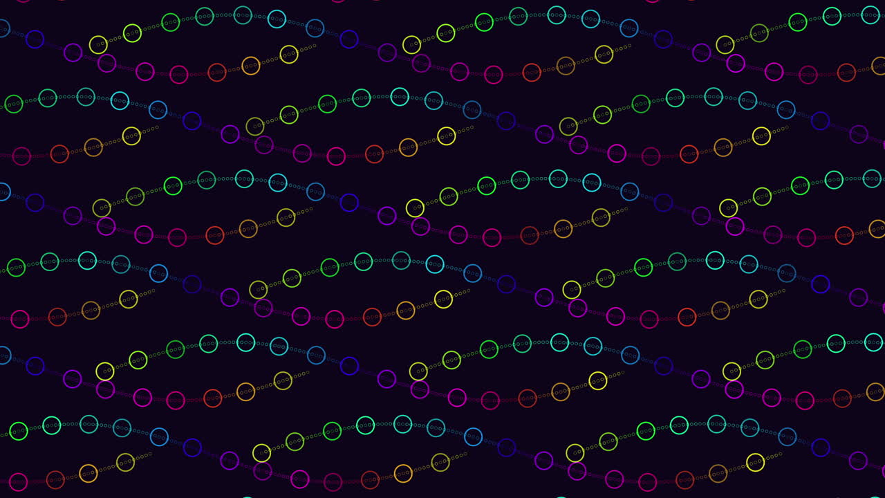 líneas en zigzag coloridas patrón sin costuras sobre fondo negro