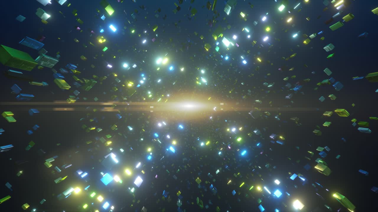 추상적인 반이는 기하학적 입자 터널