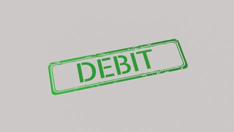 debit stamp