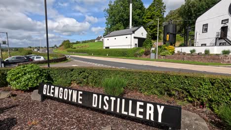 exterior view of glengoyne distillery building