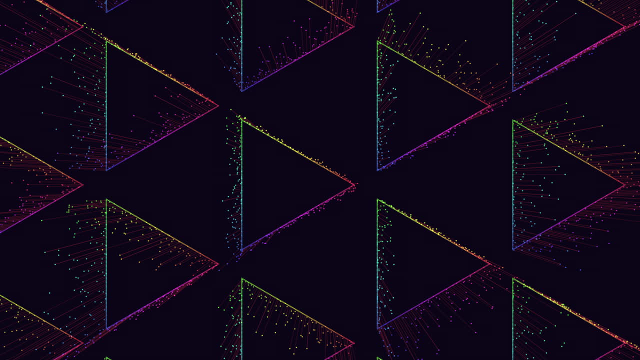 색 ⁇  있는 선 과 모양 의 활기찬 기하학적 패턴