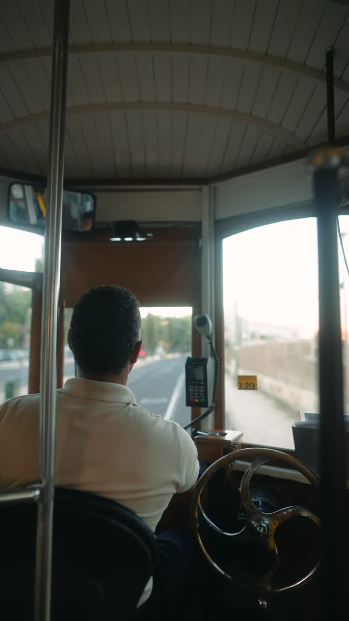 Inside a Tram: Driver's View
