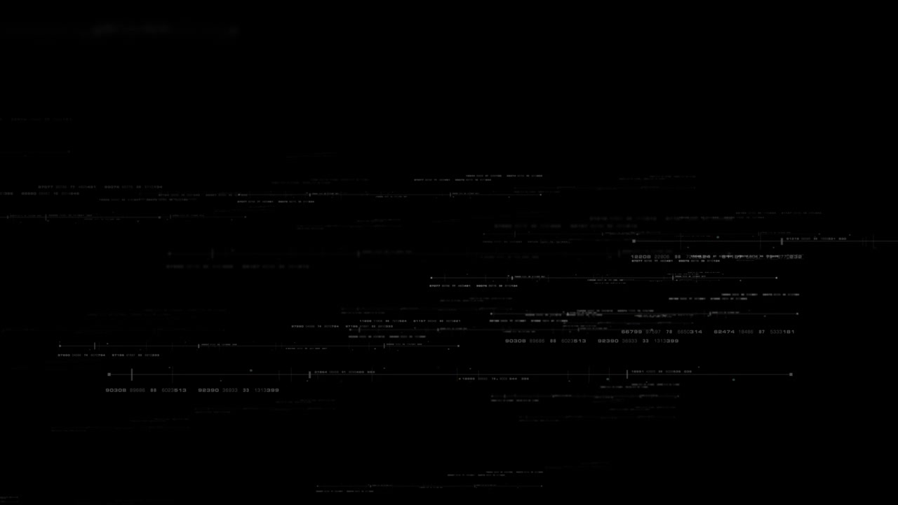 Futuristic simulation of 5G network concept, artificial intelligence quantum physic matrix particles deep learning performing analytic computational head up display loop background with alpha channel