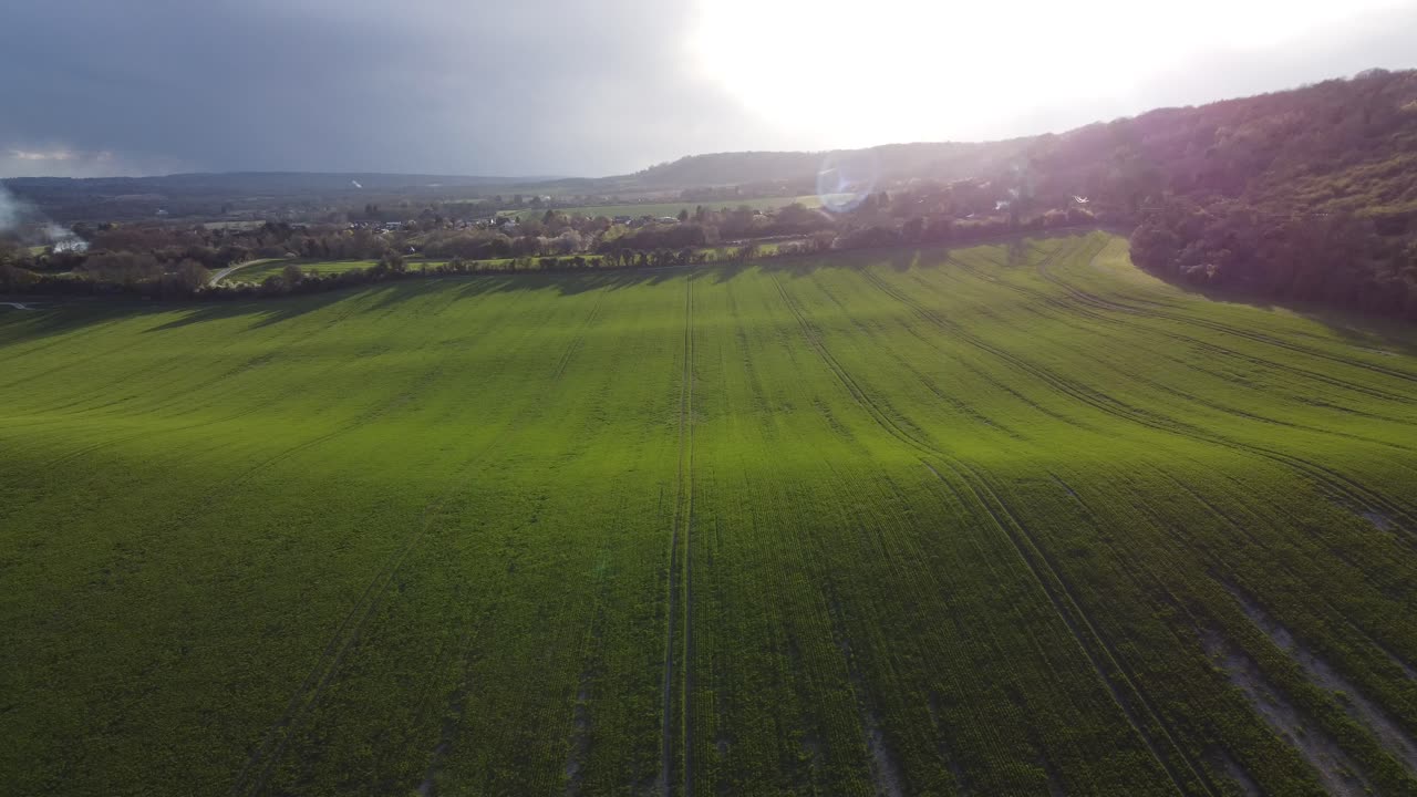 구불 구불 한 언덕