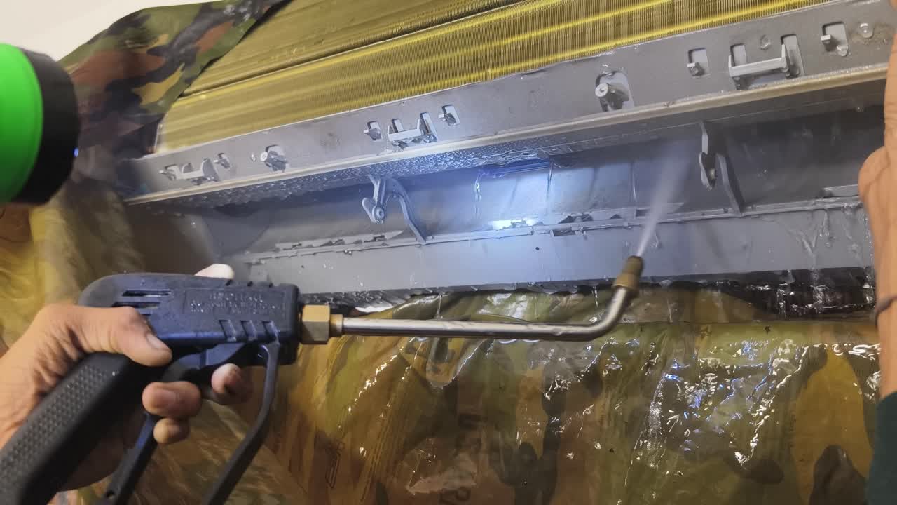 limpieza del aire acondicionado