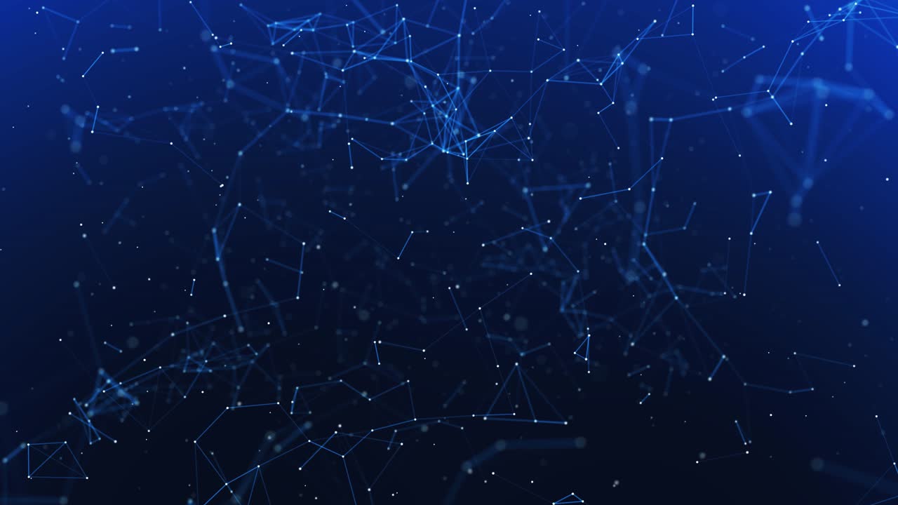 Abstract plexus background with connected lines and dots wave flow plexus geometric big data with