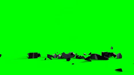 dollar sign falling against green screen