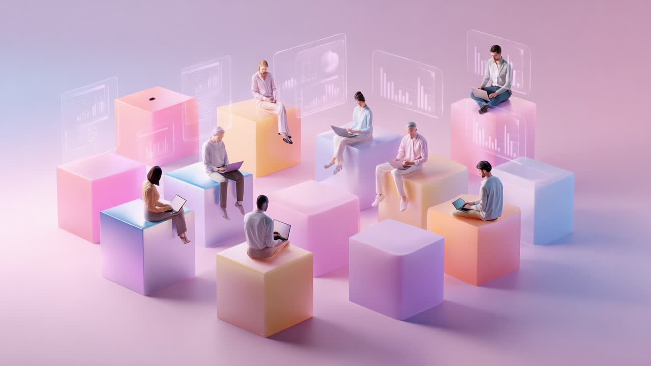 A Collaborative Workspace with Diverse Individuals Engaging in Digital ...