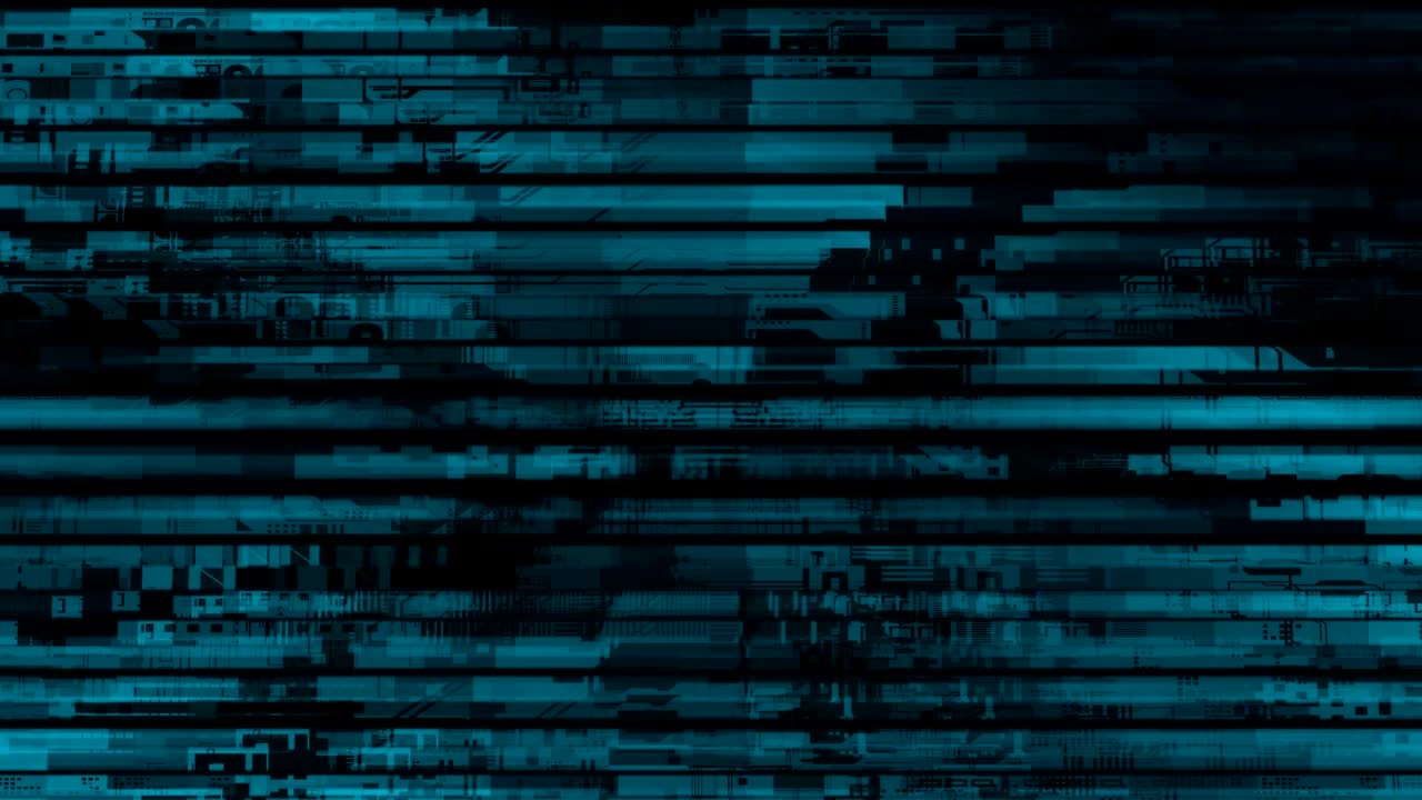 el efecto del ciberespacio psicodélico, la pantalla futurista de la cabeza hacia arriba.