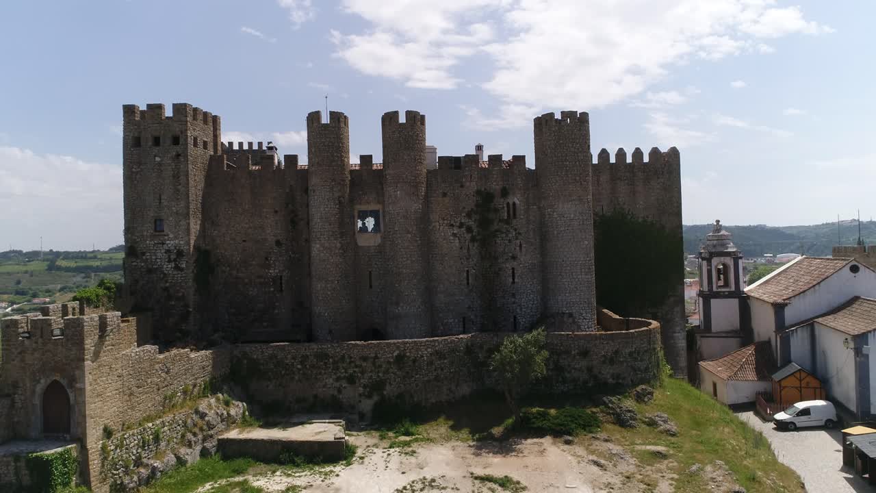 ciudad castillo medieval de obidos portugal