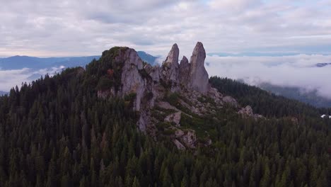 Aerial-shot-of-mountains